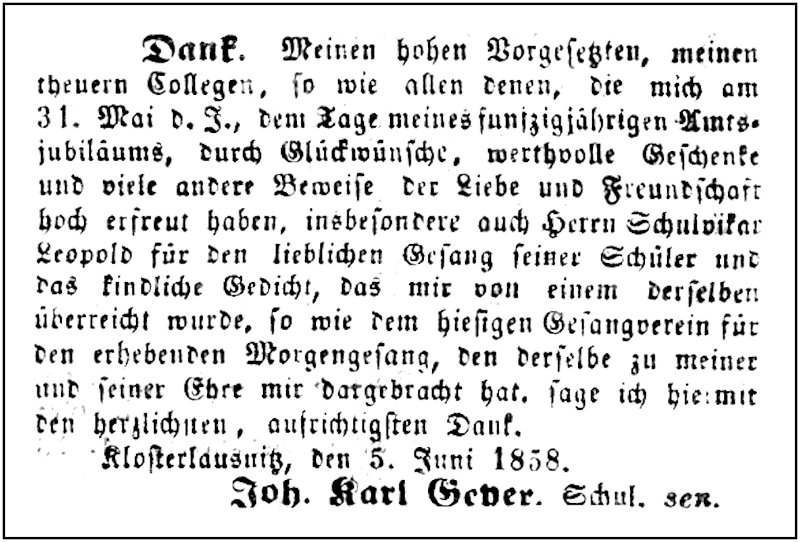 1858-05-31 Kl Jubilaeum Geyer Lehrer